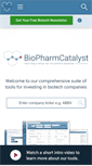 Mobile Screenshot of biopharmcatalyst.com